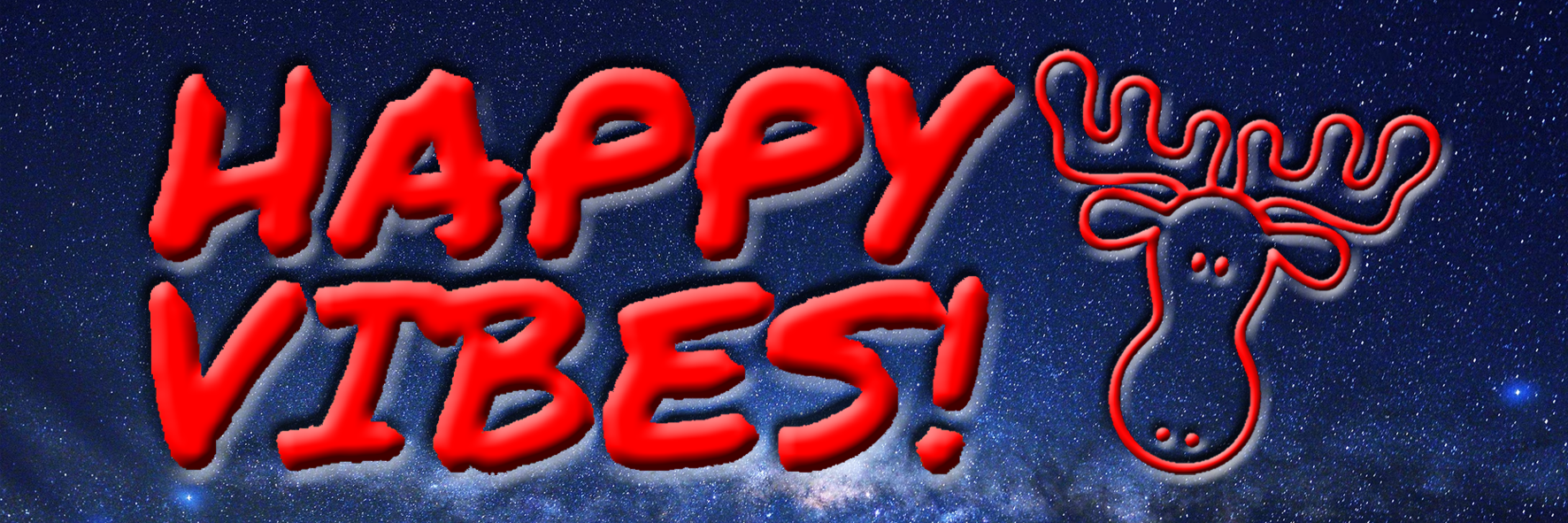 Happy Vibes Banner